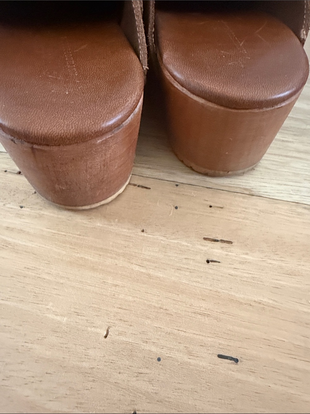 Anthropologie Suede clog with Adjustable Straps - Picture 3 of 6